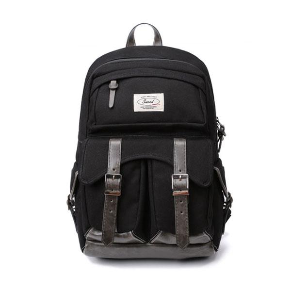 Foto [Noart] Sweed April RF Canvas Laptop Backpack - Black
